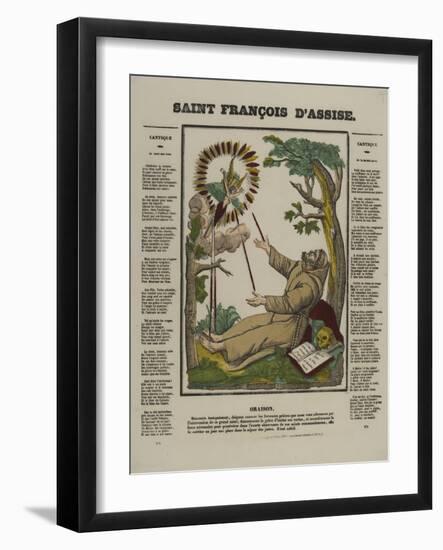 Saint François d'Assise-null-Framed Giclee Print