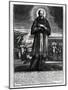 Saint Francois De Sales (1568-1622) (Engraving) (B/W Photo)-French-Mounted Giclee Print