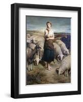 Saint Genevieve, C1810-1880-Charles-Emile-Callande de Champmartin-Framed Giclee Print