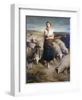 Saint Genevieve, C1810-1880-Charles-Emile-Callande de Champmartin-Framed Giclee Print