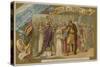 Saint Genevieve Dedicating Herself to God-null-Stretched Canvas