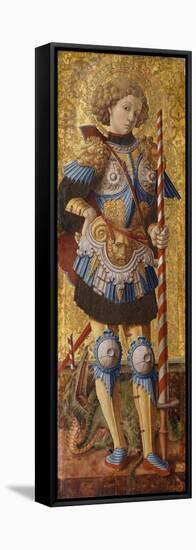 Saint George, 1472-Carlo Crivelli-Framed Stretched Canvas