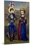 Saint George and Princess Sabra-Jasmine Becket-Griffith-Mounted Art Print