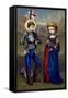 Saint George and Princess Sabra-Jasmine Becket-Griffith-Framed Stretched Canvas