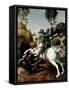 Saint George and the Dragon, 1504-1506-Raphael-Framed Stretched Canvas