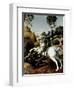 Saint George and the Dragon, 1504-1506-Raphael-Framed Giclee Print