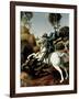 Saint George and the Dragon, 1504-1506-Raphael-Framed Giclee Print