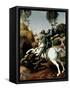 Saint George and the Dragon, 1504-1506-Raphael-Framed Stretched Canvas