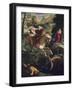 Saint George and the Dragon, 1543-Jacopo Tintoretto-Framed Giclee Print