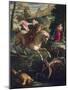 Saint George and the Dragon, 1543-Jacopo Tintoretto-Mounted Giclee Print