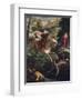 Saint George and the Dragon, 1543-Jacopo Tintoretto-Framed Giclee Print