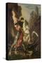 Saint George and the Dragon, 1889-1890-Gustave Moreau-Stretched Canvas
