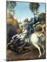 Saint George and the Dragon by Raphael-null-Mounted Giclee Print