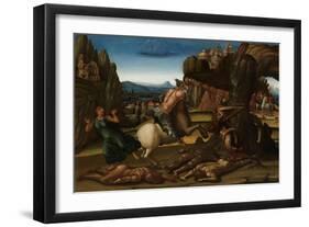 Saint George and the Dragon, c.1500-Luca Signorelli-Framed Giclee Print