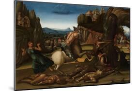Saint George and the Dragon, c.1500-Luca Signorelli-Mounted Giclee Print