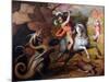 Saint George and the Dragon, C. 1560-Giorgio Vasari-Mounted Giclee Print