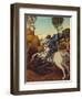 'Saint George and the Dragon', c1505-Raphael-Framed Giclee Print