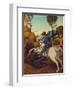 'Saint George and the Dragon', c1505-Raphael-Framed Giclee Print