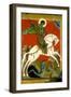 Saint George and the Dragon, Late 14th Century-null-Framed Giclee Print