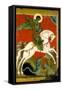 Saint George and the Dragon, Late 14th Century-null-Framed Stretched Canvas