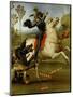 Saint George and the Dragon-Raphael-Mounted Giclee Print