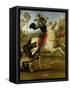 Saint George and the Dragon-Raphael-Framed Stretched Canvas