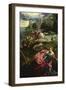 Saint George and the Dragon-Jacopo Robusti Tintoretto-Framed Premium Giclee Print