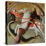 Saint George and the Dragon-Sano di Pietro-Stretched Canvas