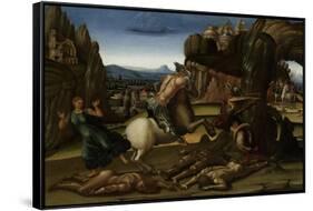 Saint George and the Dragon-Luca Signorelli-Framed Stretched Canvas