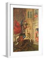 Saint George and the Dragon-null-Framed Giclee Print