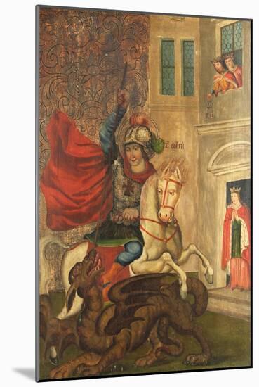 Saint George and the Dragon-null-Mounted Giclee Print
