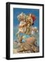 Saint George and the Dragon-Fortunino Matania-Framed Giclee Print