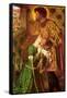 Saint George and the Princess Sabra-Dante Gabriel Rossetti-Framed Stretched Canvas