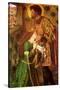 Saint George and the Princess Sabra-Dante Gabriel Rossetti-Stretched Canvas