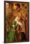 Saint George and the Princess Sabra-Dante Gabriel Rossetti-Framed Art Print