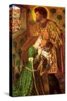 Saint George and the Princess Sabra-Dante Gabriel Rossetti-Stretched Canvas
