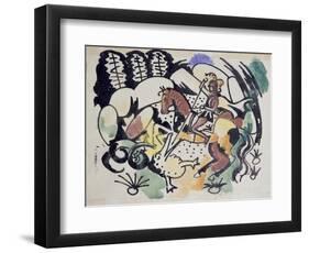 Saint George III, 1912-August Macke-Framed Giclee Print