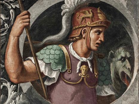 Saint George Par Girolamo Da Carpi (1501-1556). Fresco, Size : 78X91, ,  Pinacoteca Nazionale, Ferra' Giclee Print - Girolamo da Carpi |  AllPosters.com