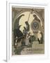 Saint George Praying after Slaying the Dragon-Heinrich Lefler-Framed Photographic Print