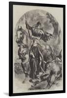 Saint George's Day, England's Tutelary Patron, Fair St George-Sir John Gilbert-Framed Giclee Print