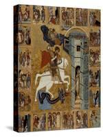 Saint George with Scenes from His Life-null-Stretched Canvas