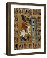 Saint George with Scenes from His Life-null-Framed Giclee Print