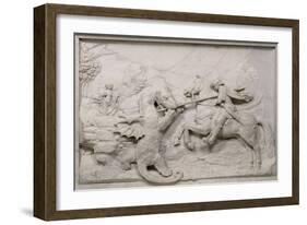 Saint Georges combattant le dragon-Michel Colombe-Framed Giclee Print