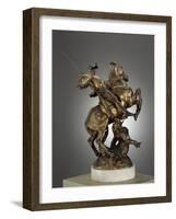 Saint Georges combattant le dragon-Emmanuel Fremiet-Framed Giclee Print