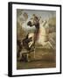 Saint Georges luttant avec le dragon-Raffaello Sanzio-Framed Giclee Print