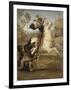 Saint Georges luttant avec le dragon-Raffaello Sanzio-Framed Giclee Print