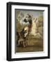 Saint Georges luttant avec le dragon-Raffaello Sanzio-Framed Premium Giclee Print