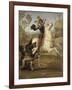 Saint Georges luttant avec le dragon-Raffaello Sanzio-Framed Giclee Print