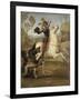 Saint Georges luttant avec le dragon-Raffaello Sanzio-Framed Giclee Print