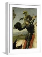 Saint Georges luttant avec le dragon-Raffaello Sanzio-Framed Giclee Print